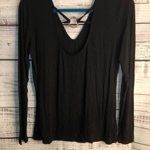 Classic Black Long Sleeve Top